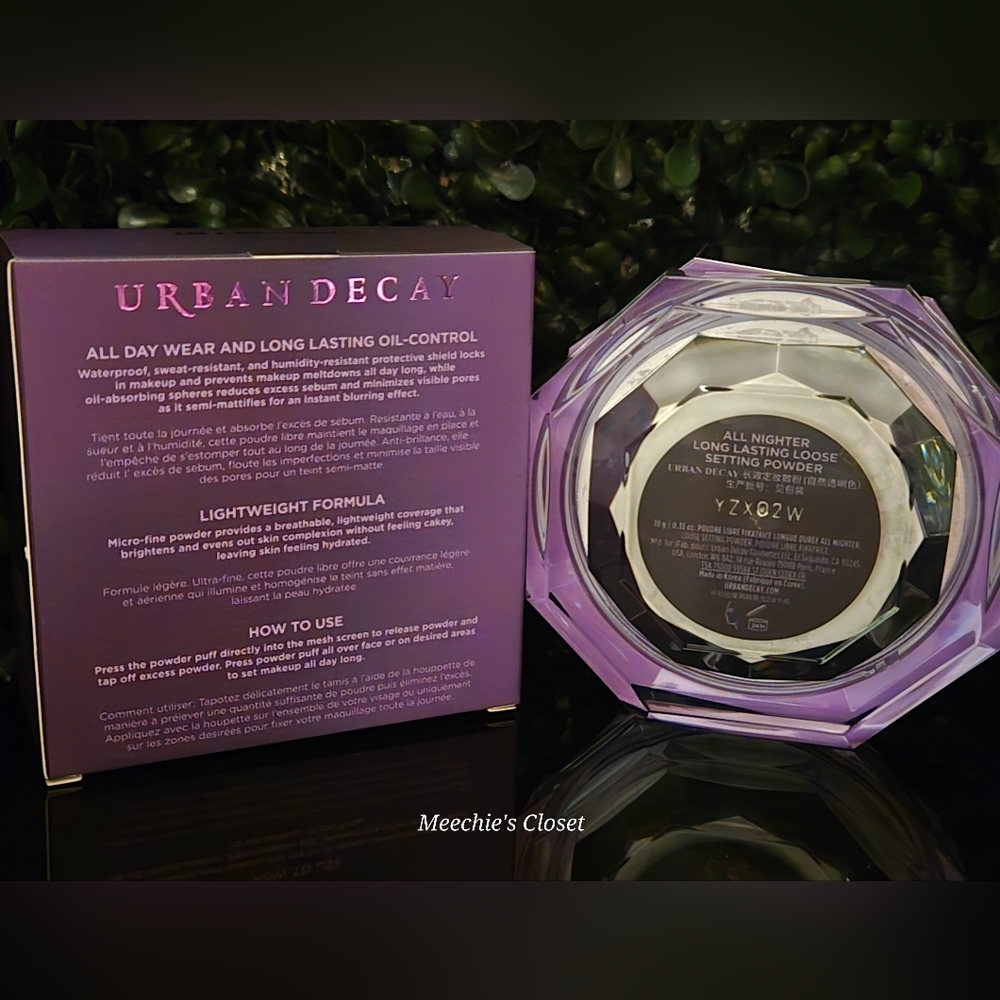 Urban Decay ALL NIGHTER LONG LASTING LOOSE SETTING POWDER - 10g -Translucent NIB - Picture 4 of 4